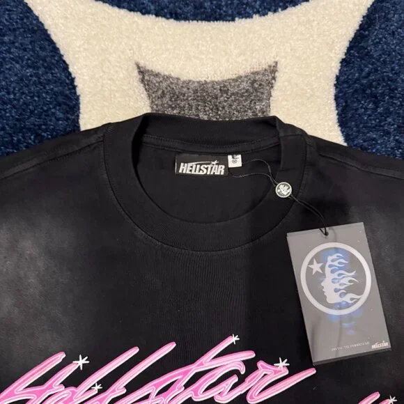 Hellstar Members Only Black T-Shirt Men’s Size Medium - Picture 2 of 3